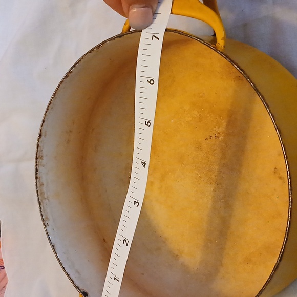 Dansk 7 in yellow Enamel pot Kobenstyle - Picture 4 of 7